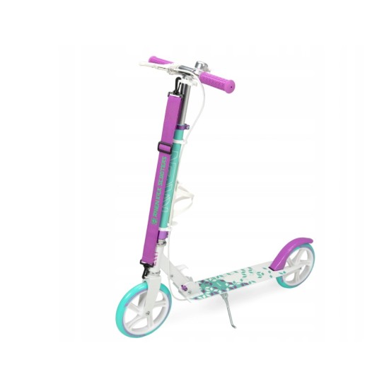 Aliuminis paspirtukas RAVEN MARITA su dideliais 20 cm. ratais Handbrake